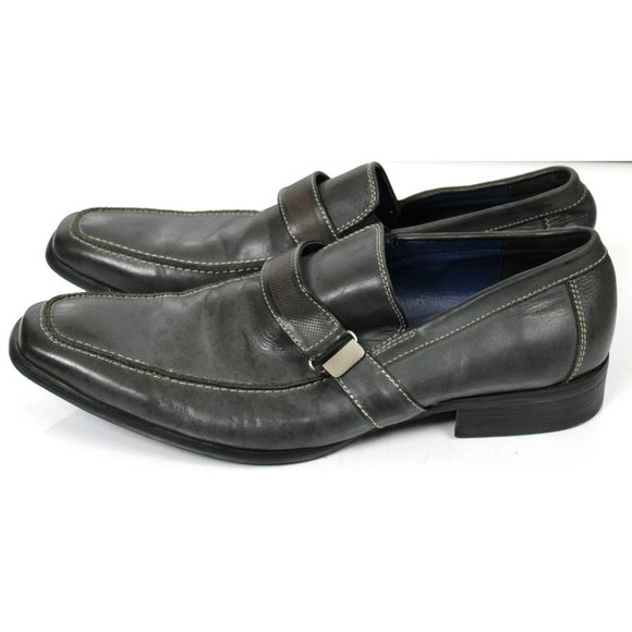 Steve Madden Size 10 Slip-on Grey Loafers - Picture 5 of 7